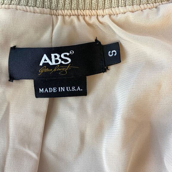 ABS by Allen Schwartz Front Zip Velvet Bomber Jacket Women's Small - Picture 4 of 8